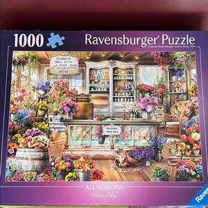 Ravensburger Vibrant Flower Shop Puzzle - 1000 Pieces